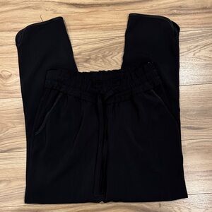 Zara Charcoal Elastic Waist Pants